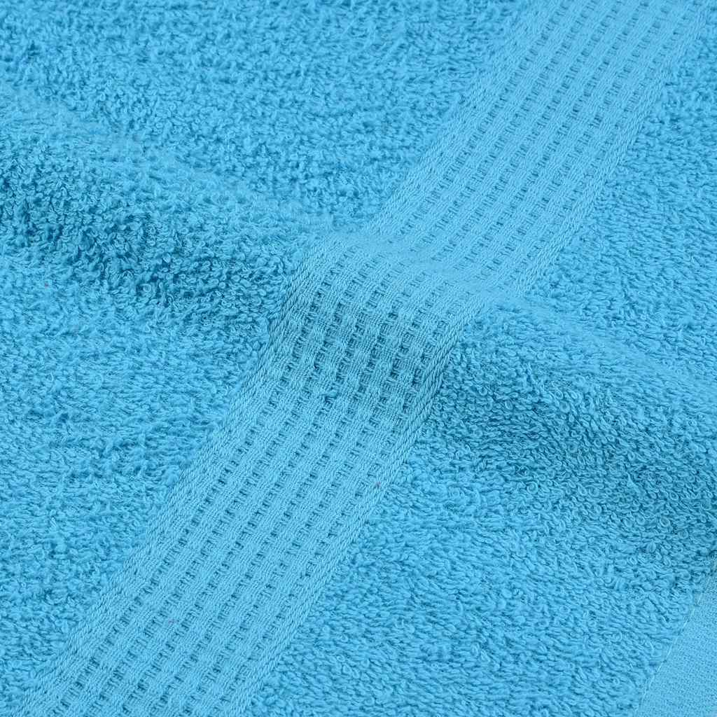 Douchehanddoeken FROGN 10 st 70x140 cm 360 g/m² turquoise is nu te koop bij PeponiXL, paradijselijk wonen!
