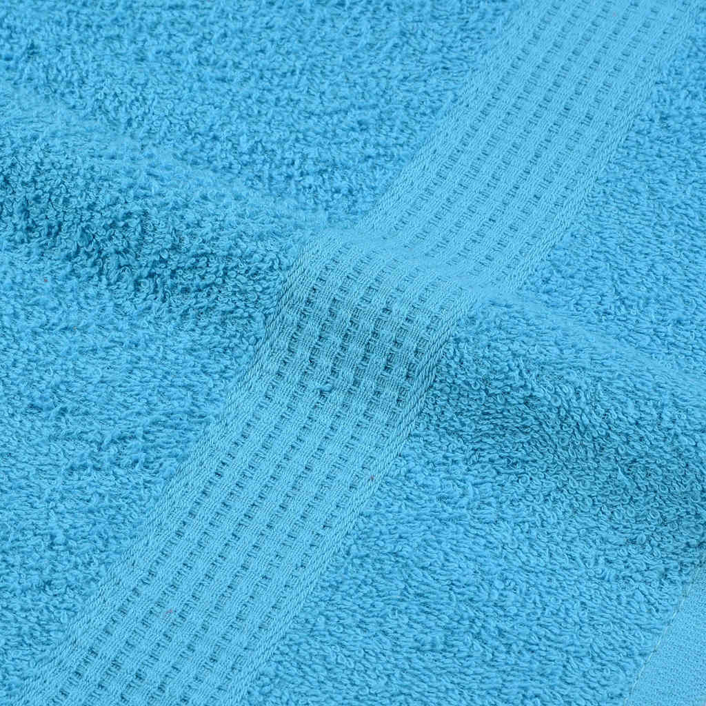 Handdoeken FROGN 10 st 100x200 cm 360 g/m² turquoise is nu te koop bij PeponiXL, paradijselijk wonen!