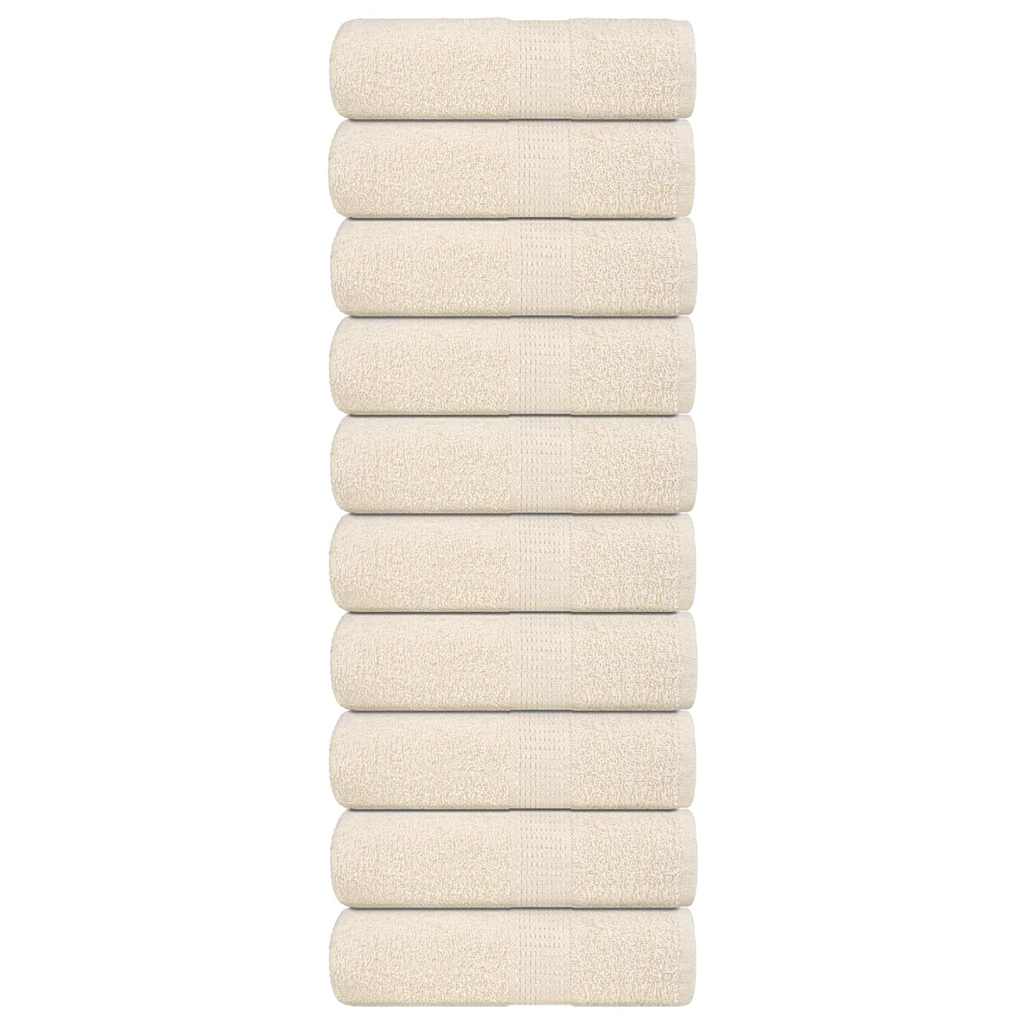 Washandjes FROGN 10 st 30x30 cm 360 g/m² crème is nu te koop bij PeponiXL, paradijselijk wonen!