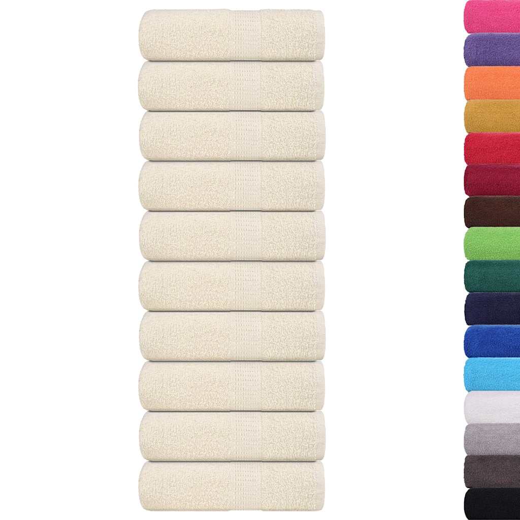 Washandjes FROGN 10 st 30x30 cm 360 g/m² crème is nu te koop bij PeponiXL, paradijselijk wonen!
