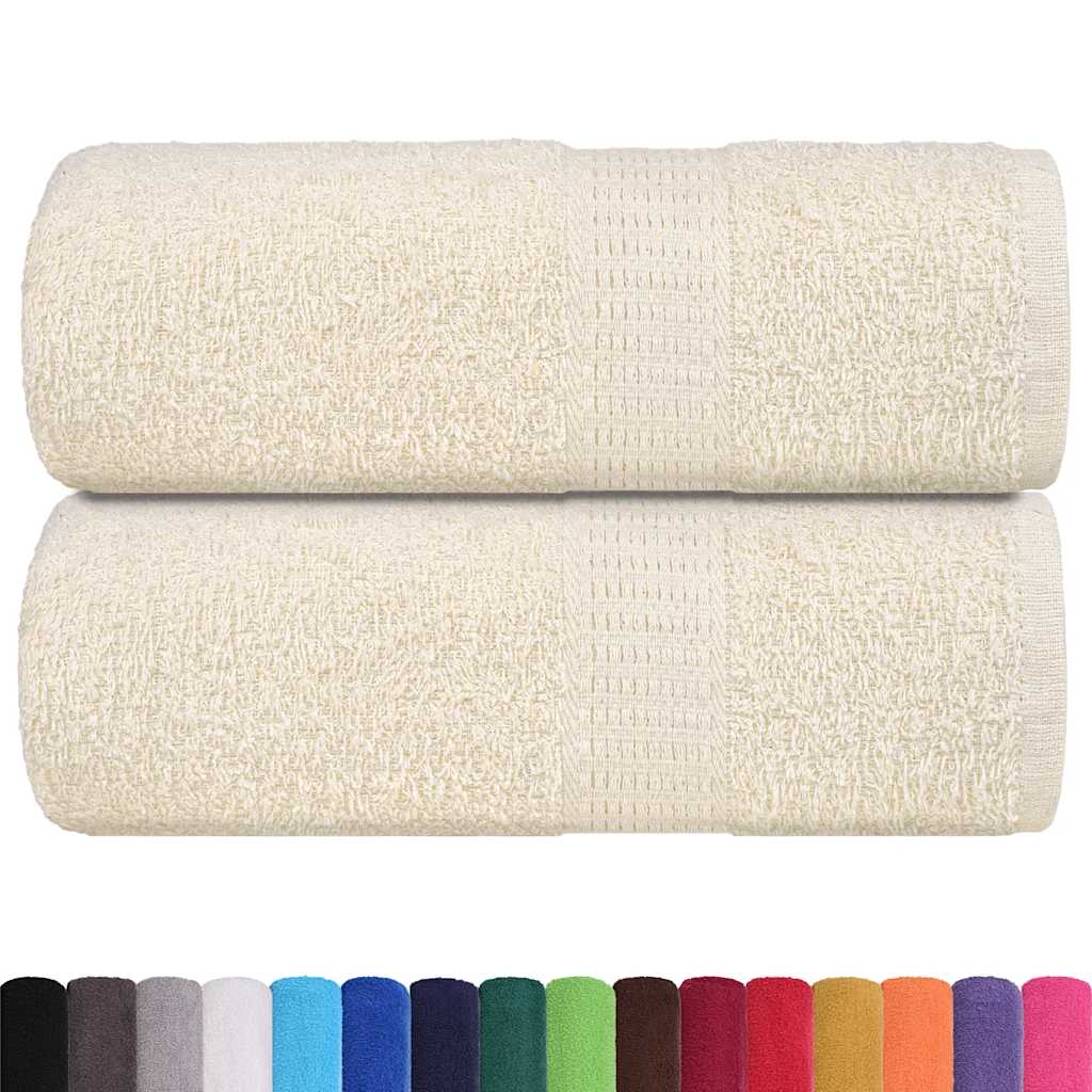 Gastendoekjes FROGN 2 st 30x50 cm 360 g/m² crème