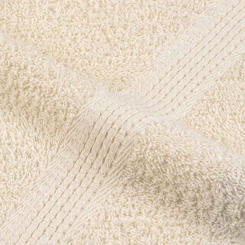 Handdoeken FROGN 10 st 50x100 cm 360 g/m² crème is nu te koop bij PeponiXL, paradijselijk wonen!