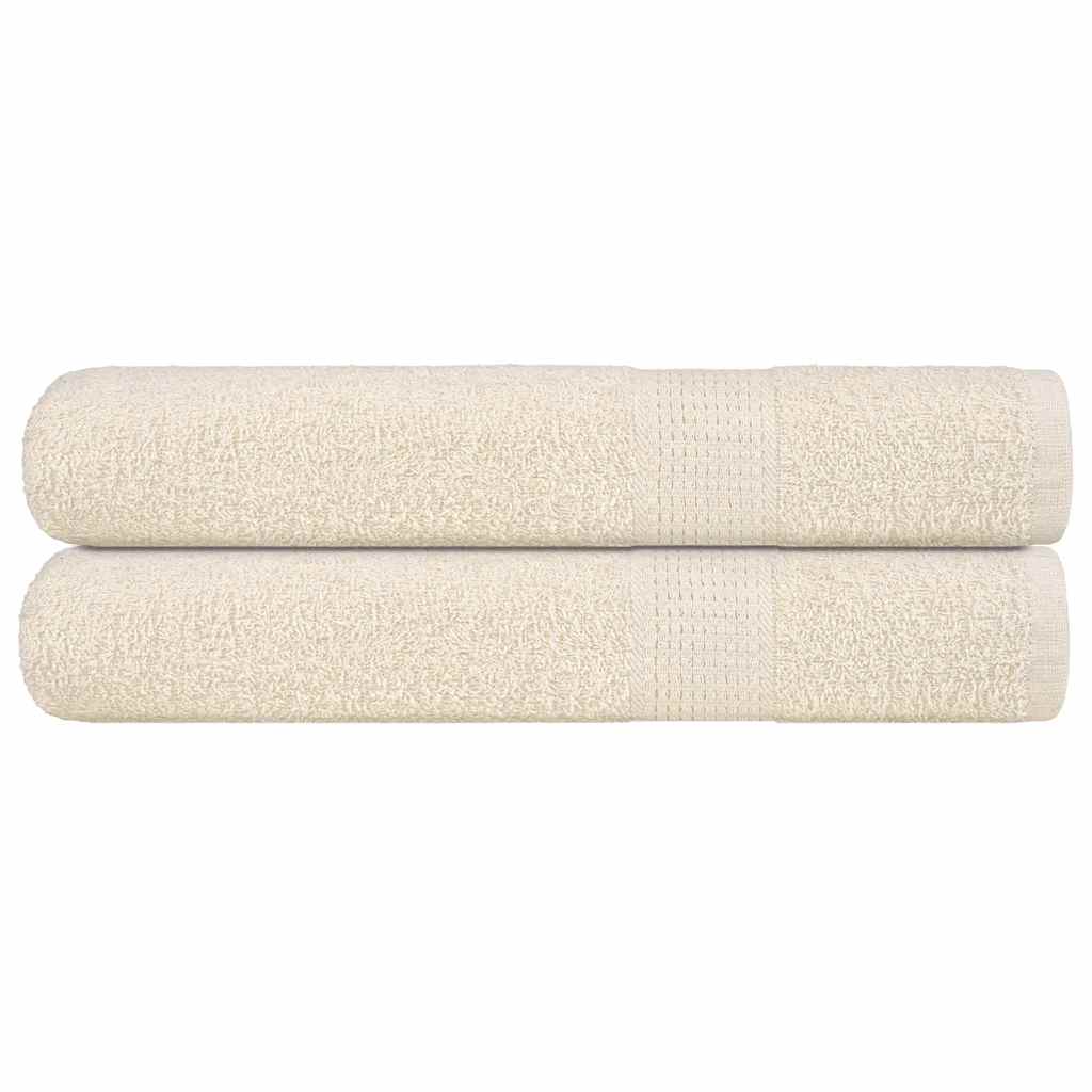 Saunahanddoeken FROGN 2 st 80x200 cm 360 g/m² crème is nu te koop bij PeponiXL, paradijselijk wonen!