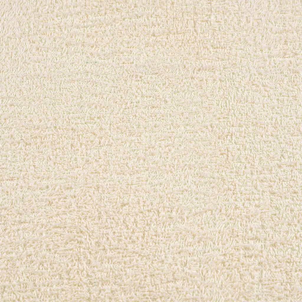Handdoeken FROGN 10 st 100x200 cm 360 g/m² crème is nu te koop bij PeponiXL, paradijselijk wonen!