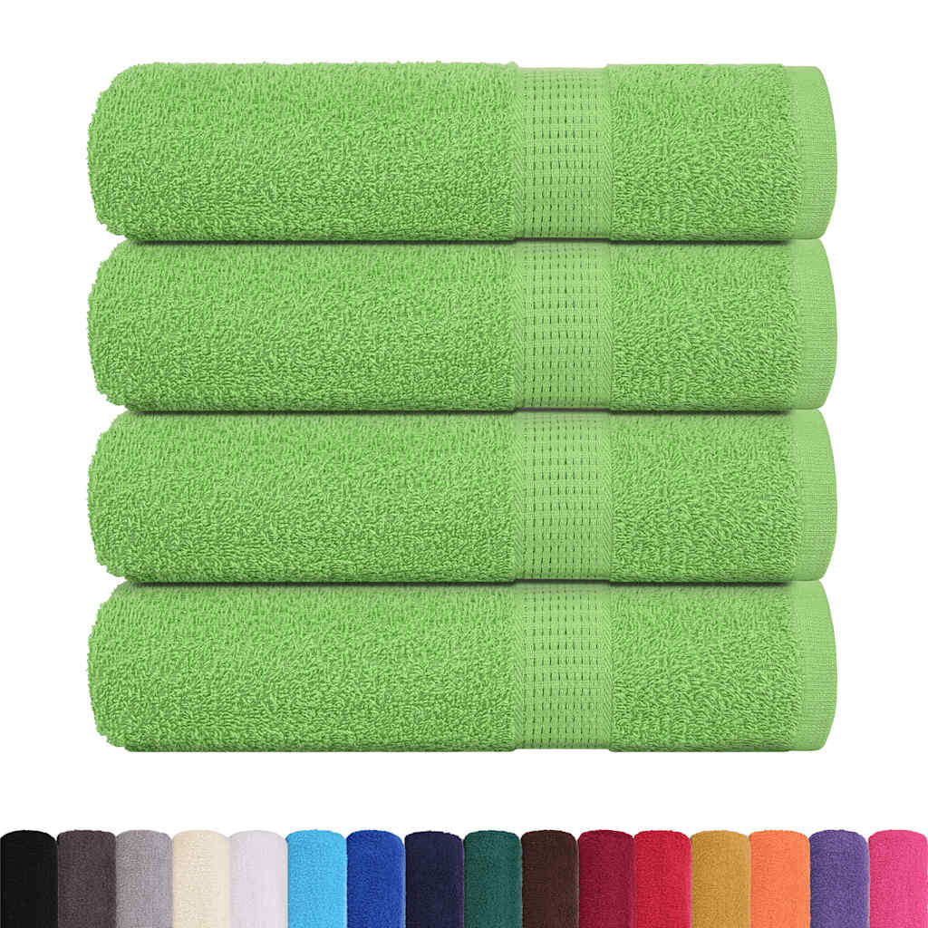 Handdoeken FROGN 4 st 50x100 cm 360 g/m² appelgroen is nu te koop bij PeponiXL, paradijselijk wonen!