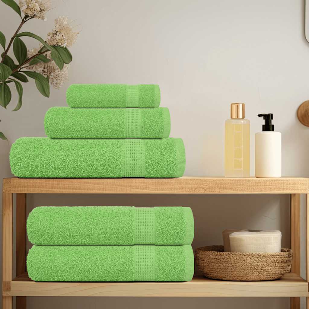 Handdoeken FROGN 4 st 50x100 cm 360 g/m² appelgroen is nu te koop bij PeponiXL, paradijselijk wonen!