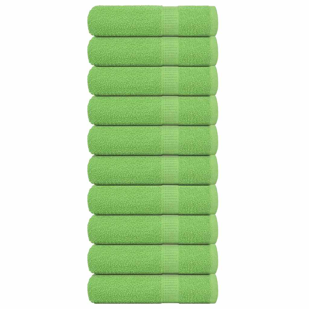 Handdoeken FROGN 10 st 50x100 cm 360 g/m² appelgroen is nu te koop bij PeponiXL, paradijselijk wonen!