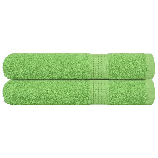 Saunahanddoeken FROGN 2 st 80x200 cm 360 g/m² appelgroen is nu te koop bij PeponiXL, paradijselijk wonen!