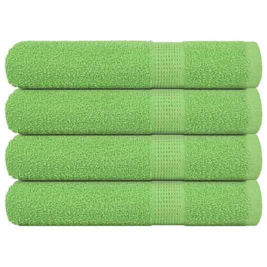 Saunahanddoeken FROGN 4 st 80x200 cm 360 g/m² appelgroen is nu te koop bij PeponiXL, paradijselijk wonen!