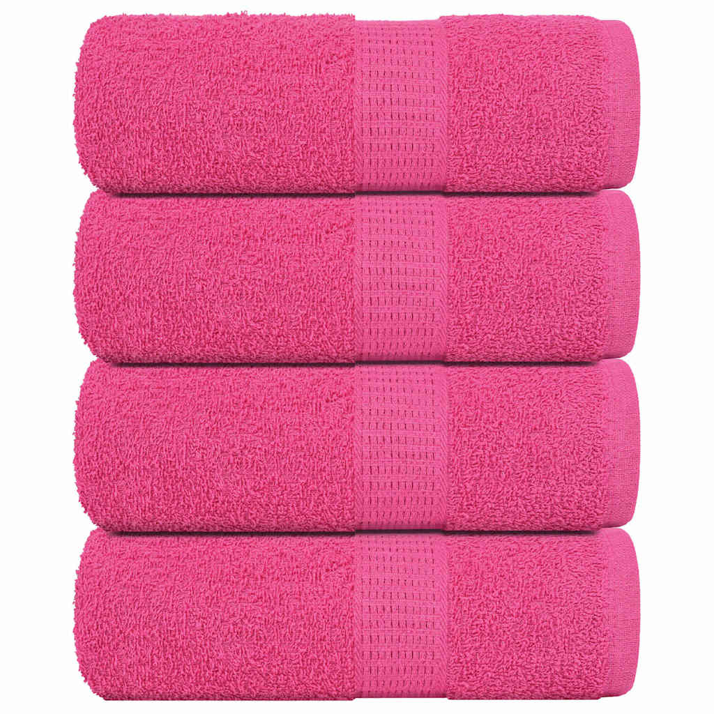 Washandjes FROGN 4 st 30x30 cm 360 g/m² roze is nu te koop bij PeponiXL, paradijselijk wonen!