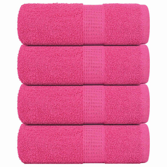 Washandjes FROGN 4 st 30x30 cm 360 g/m² roze is nu te koop bij PeponiXL, paradijselijk wonen!
