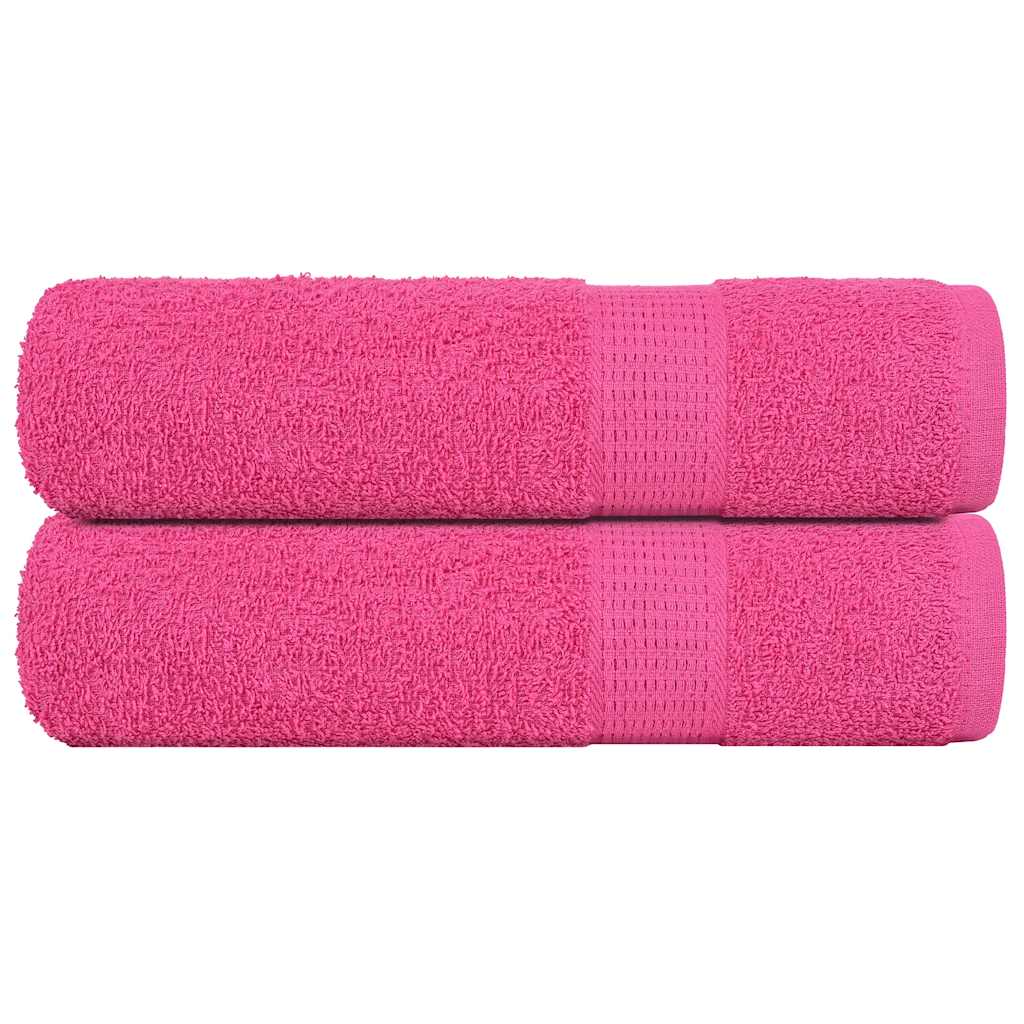 Badhanddoeken FROGN 2 st 100x150 cm 360 g/m² roze is nu te koop bij PeponiXL, paradijselijk wonen!