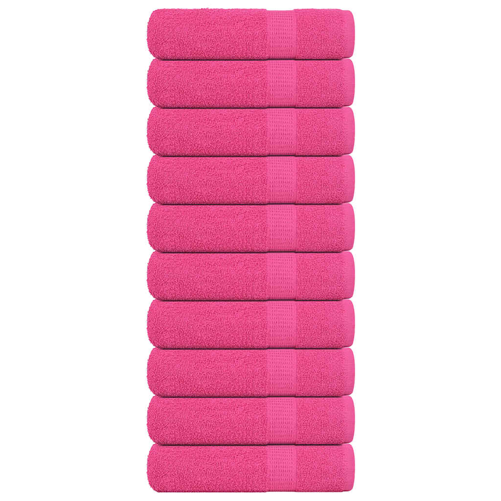 Badhanddoeken FROGN 10 st 100x150 cm 360 g/m² roze is nu te koop bij PeponiXL, paradijselijk wonen!