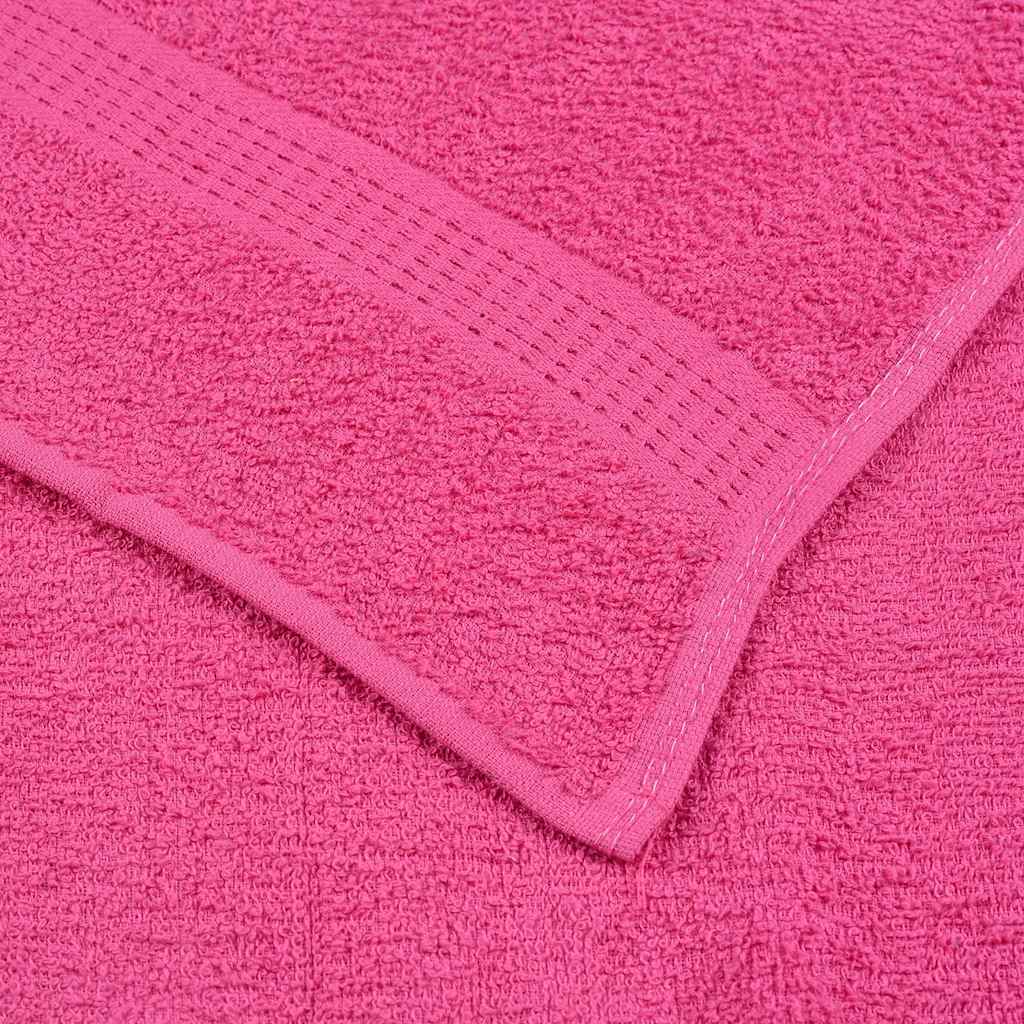 Badhanddoeken FROGN 10 st 100x150 cm 360 g/m² roze is nu te koop bij PeponiXL, paradijselijk wonen!