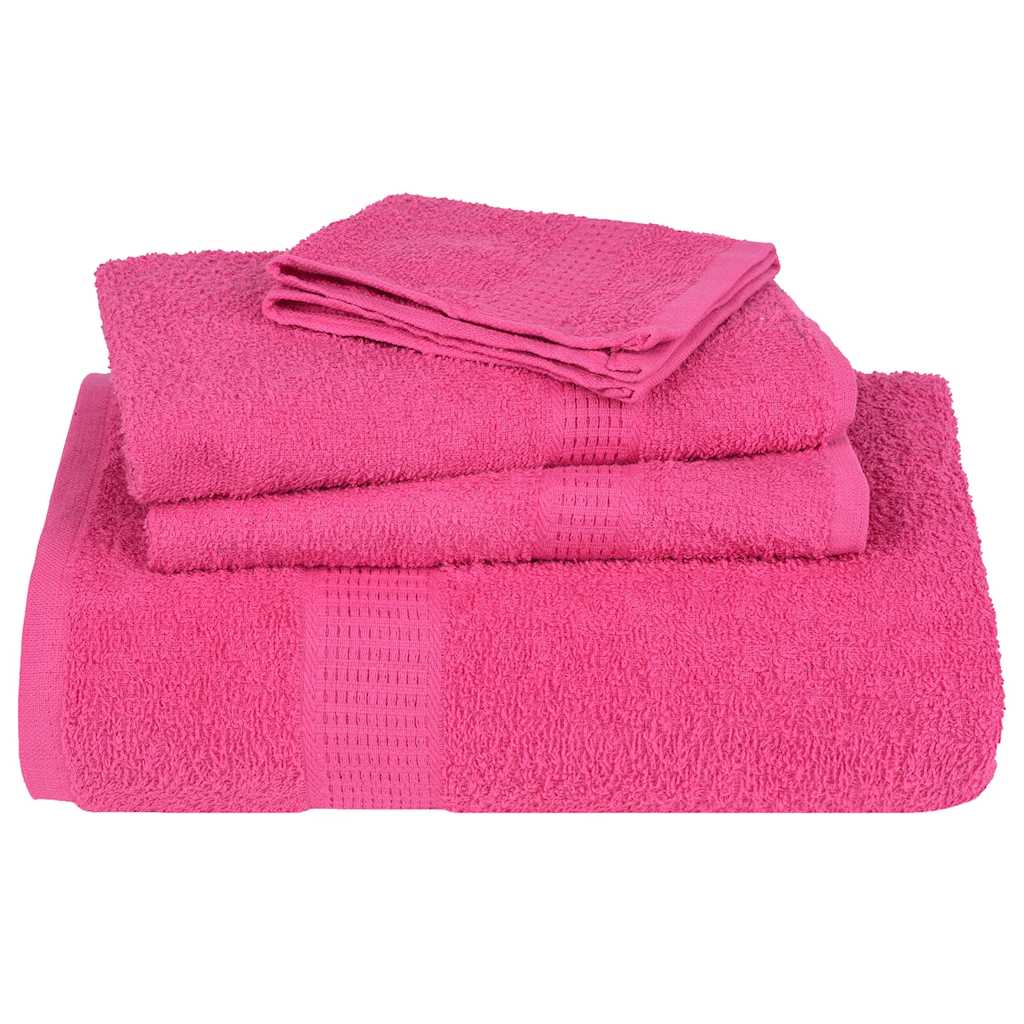 Handdoeken FROGN 4 st 100x200 cm 360 g/m² roze is nu te koop bij PeponiXL, paradijselijk wonen!