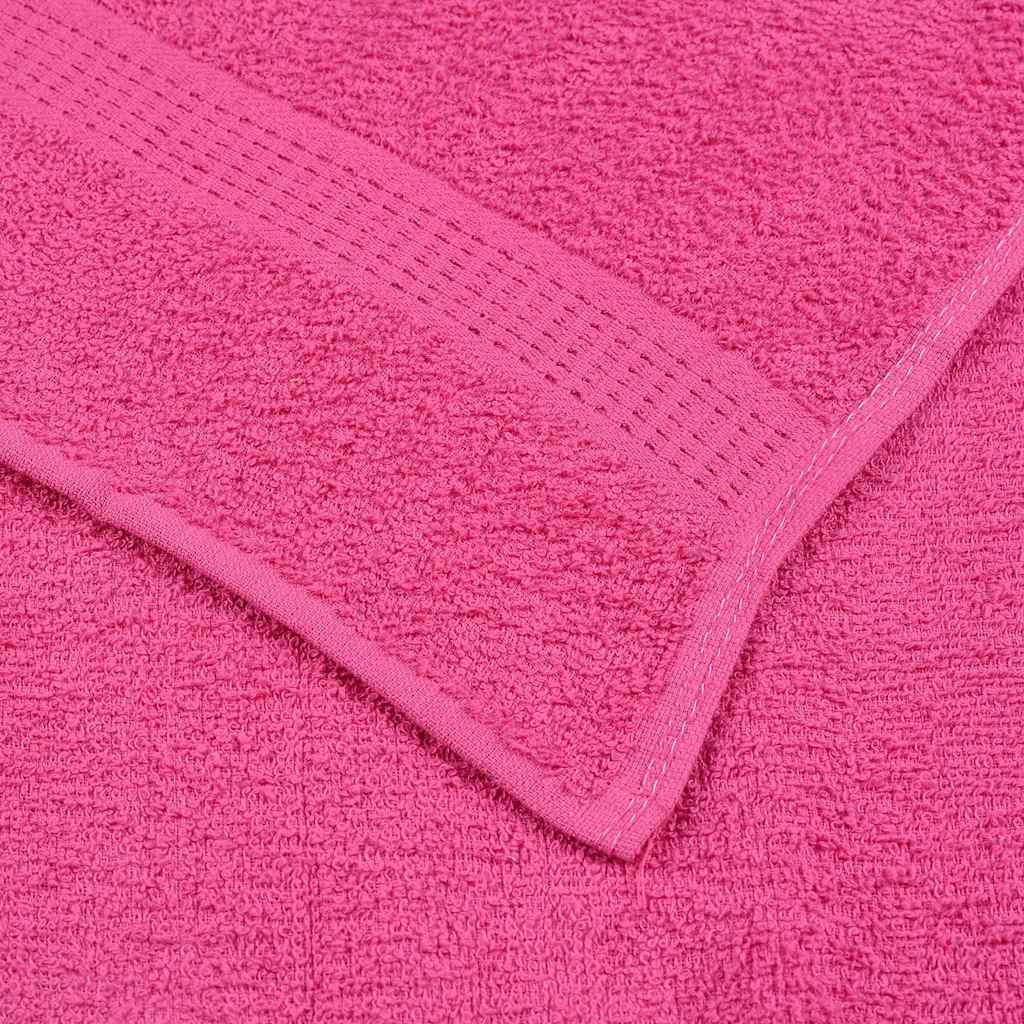 Handdoeken FROGN 4 st 100x200 cm 360 g/m² roze is nu te koop bij PeponiXL, paradijselijk wonen!