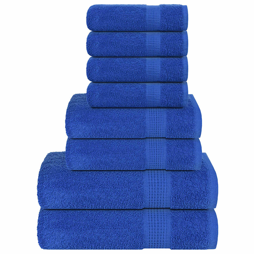 8-delige Handdoekenset FROGN 360 g/m² blauw is nu te koop bij PeponiXL, paradijselijk wonen!