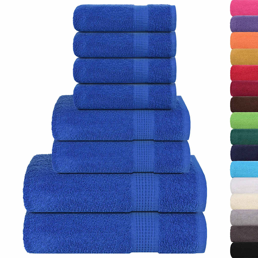 8-delige Handdoekenset FROGN 360 g/m² blauw is nu te koop bij PeponiXL, paradijselijk wonen!
