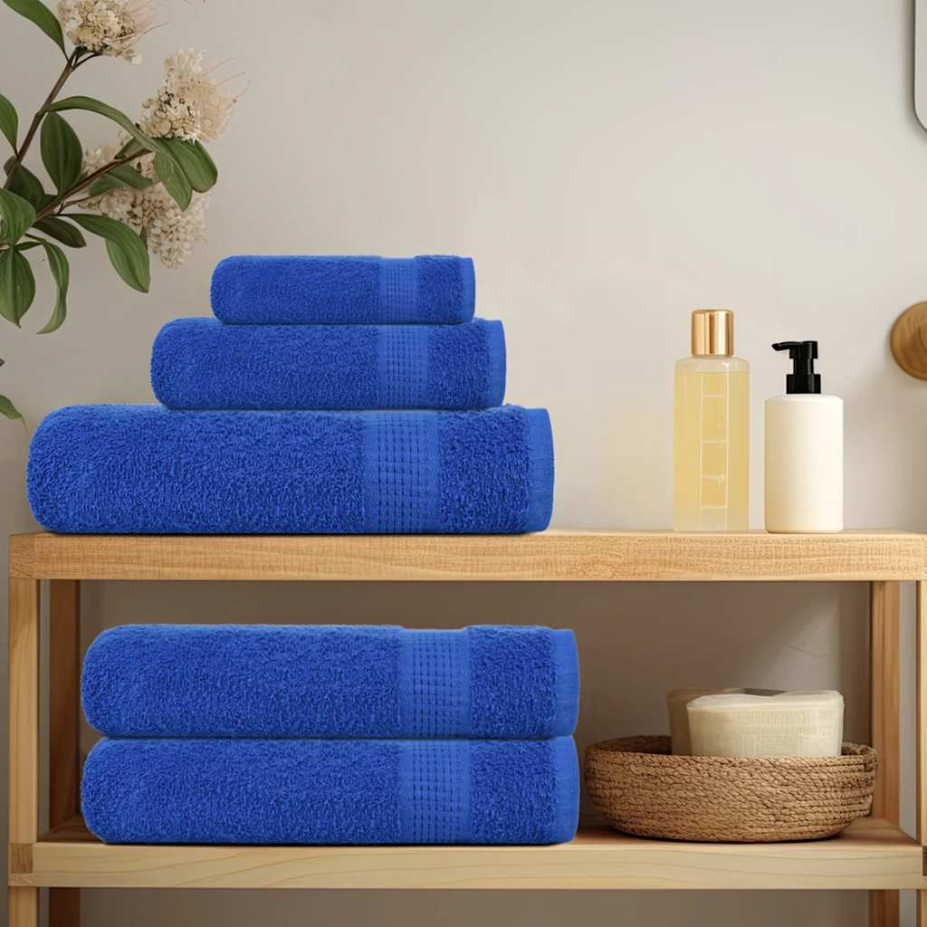 8-delige Handdoekenset FROGN 360 g/m² blauw is nu te koop bij PeponiXL, paradijselijk wonen!