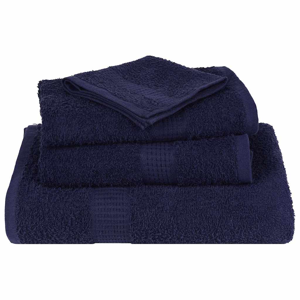 8-delige Handdoekenset FROGN 360 g/m² marineblauw is nu te koop bij PeponiXL, paradijselijk wonen!