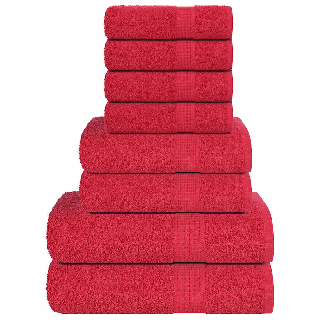 8-delige Handdoekenset FROGN 360 g/m² rood is nu te koop bij PeponiXL, paradijselijk wonen!