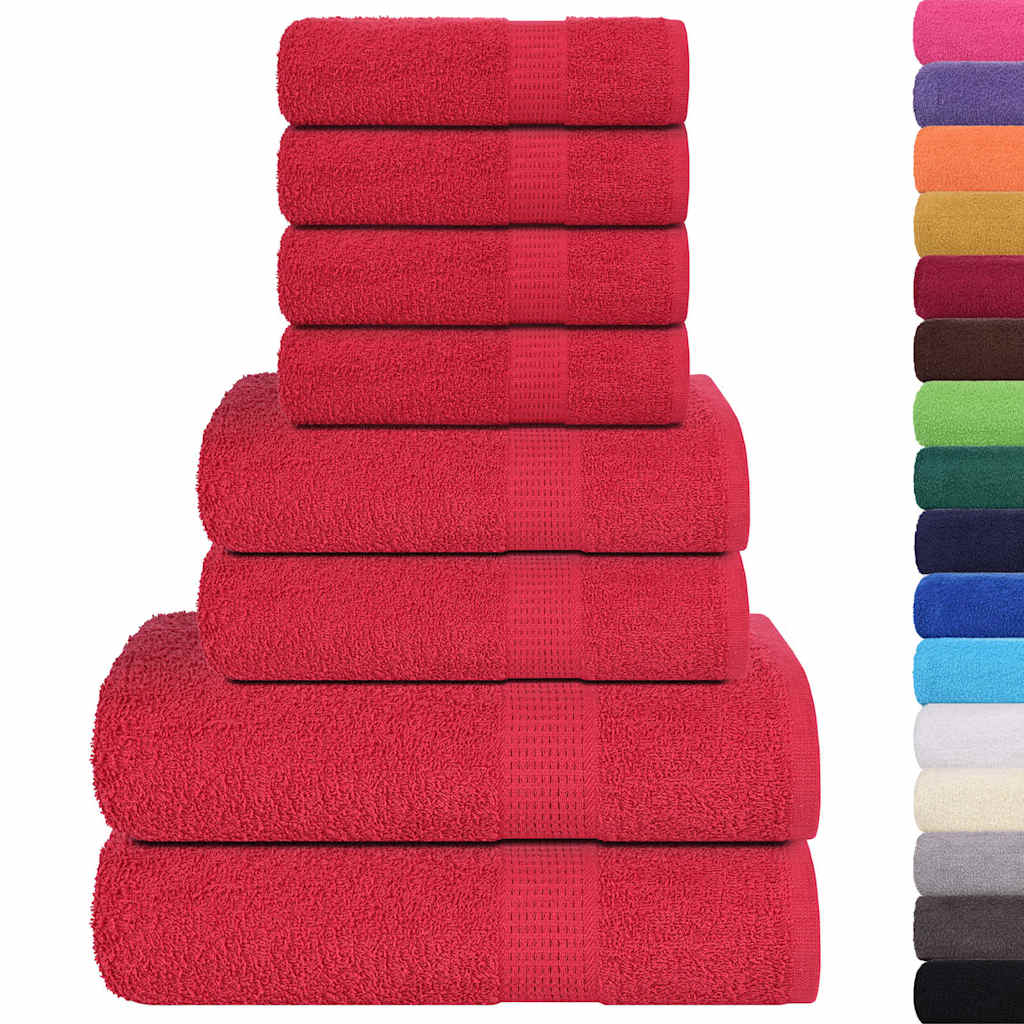 8-delige Handdoekenset FROGN 360 g/m² rood is nu te koop bij PeponiXL, paradijselijk wonen!