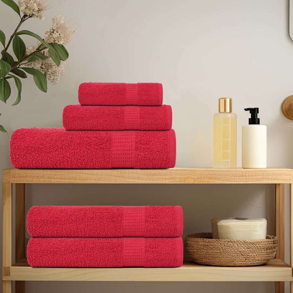 8-delige Handdoekenset FROGN 360 g/m² rood is nu te koop bij PeponiXL, paradijselijk wonen!