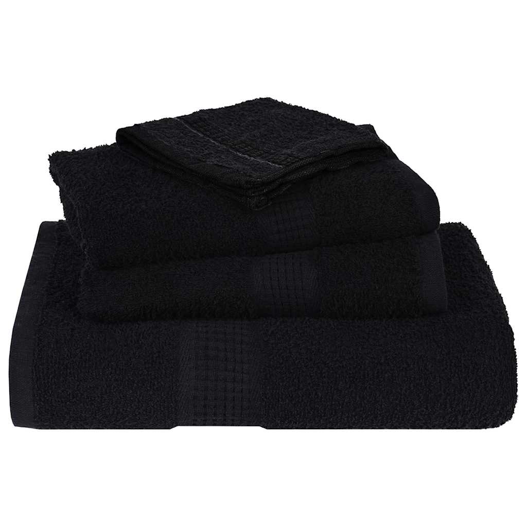 8-delige Handdoekenset FROGN 360 g/m² zwart is nu te koop bij PeponiXL, paradijselijk wonen!
