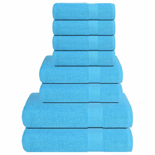 8-delige Handdoekenset FROGN 360 g/m² turquoise is nu te koop bij PeponiXL, paradijselijk wonen!