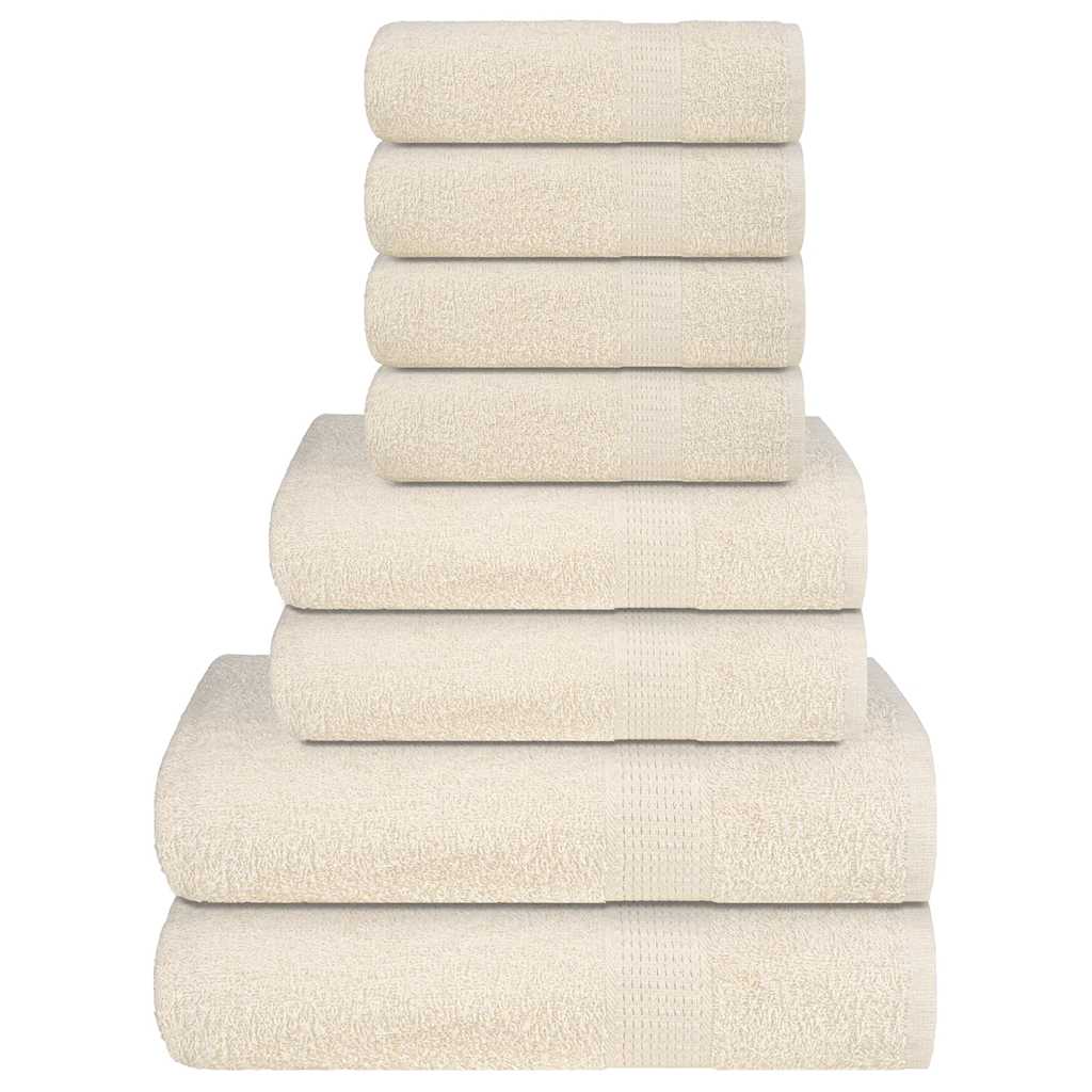 8-delige Handdoekenset FROGN 360 g/m² crème is nu te koop bij PeponiXL, paradijselijk wonen!