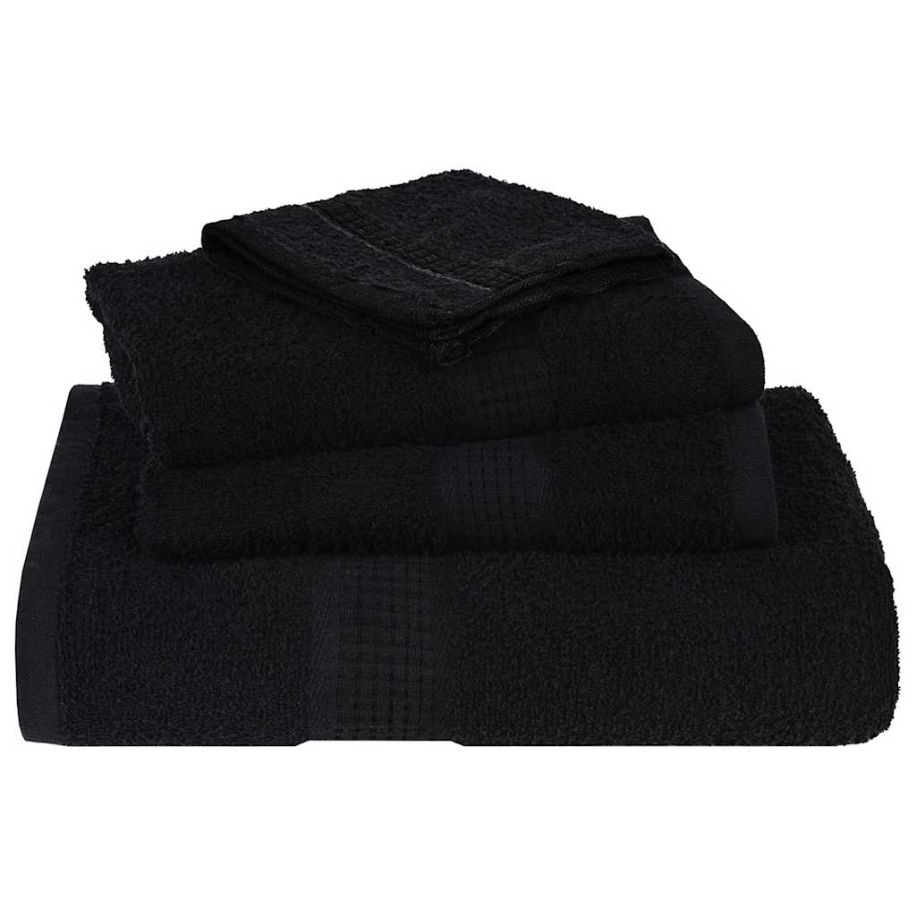 6-delige Handdoekenset FROGN 360 g/m² zwart is nu te koop bij PeponiXL, paradijselijk wonen!