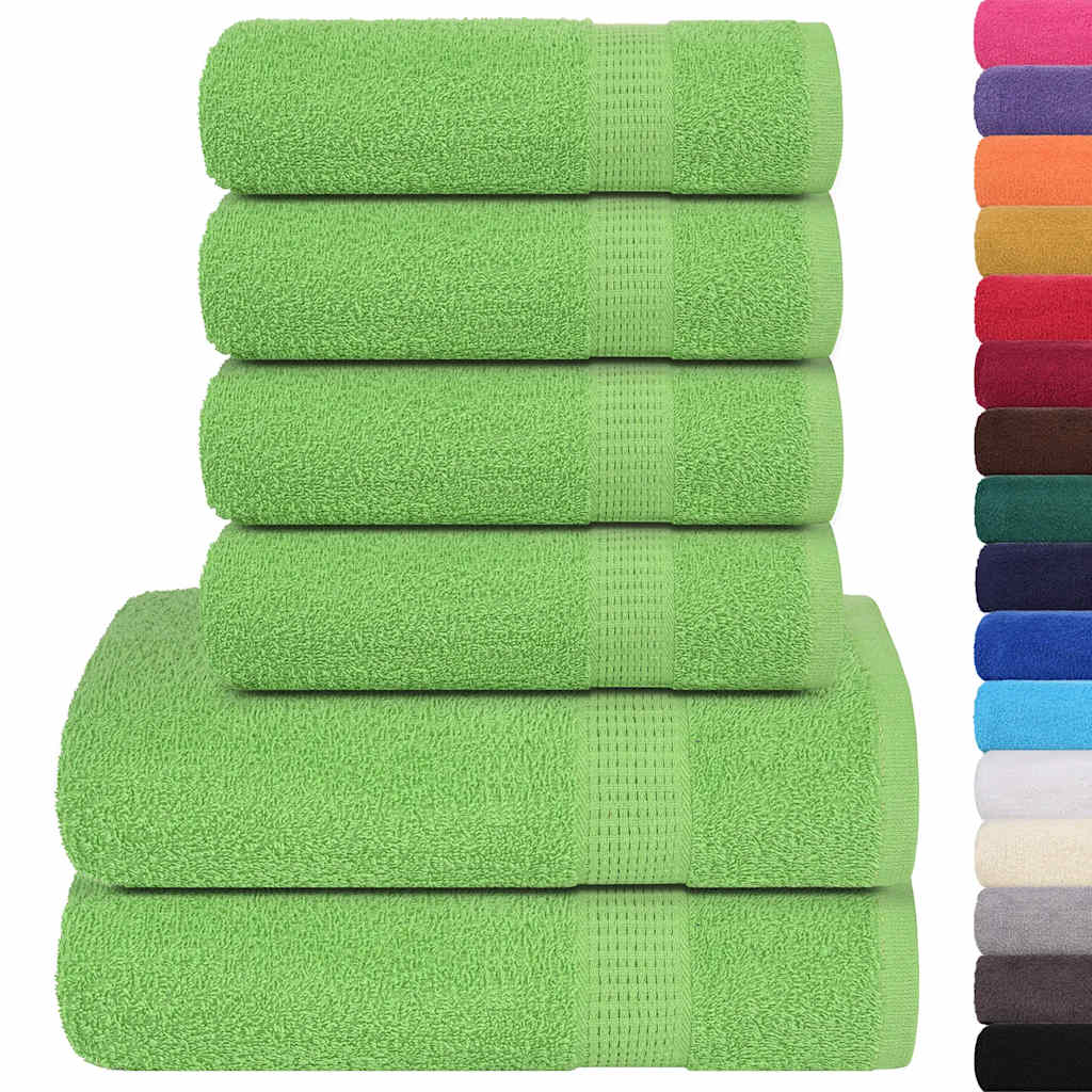 6-delige Handdoekenset FROGN 360 g/m² appelgroen is nu te koop bij PeponiXL, paradijselijk wonen!