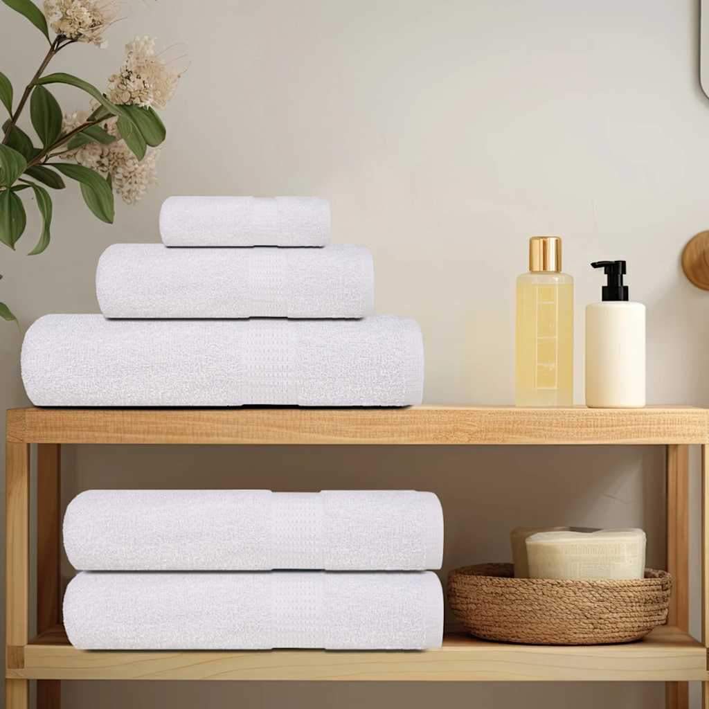 12-delige Handdoekenset FROGN 360 g/m² wit is nu te koop bij PeponiXL, paradijselijk wonen!