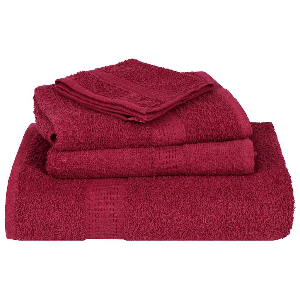 12-delige Handdoekenset FROGN 360 g/m² bordeaux is nu te koop bij PeponiXL, paradijselijk wonen!