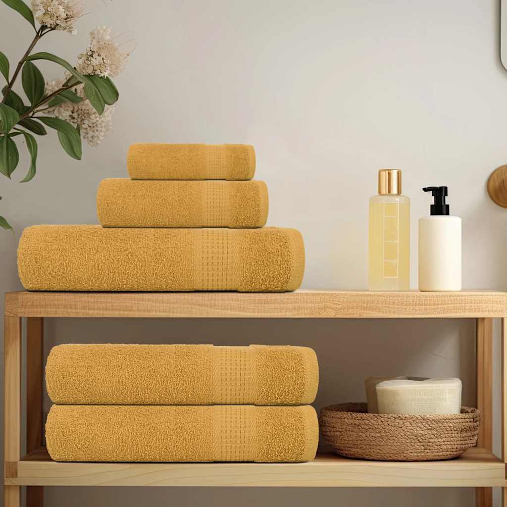 12-delige Handdoekenset FROGN 360 g/m² goud is nu te koop bij PeponiXL, paradijselijk wonen!