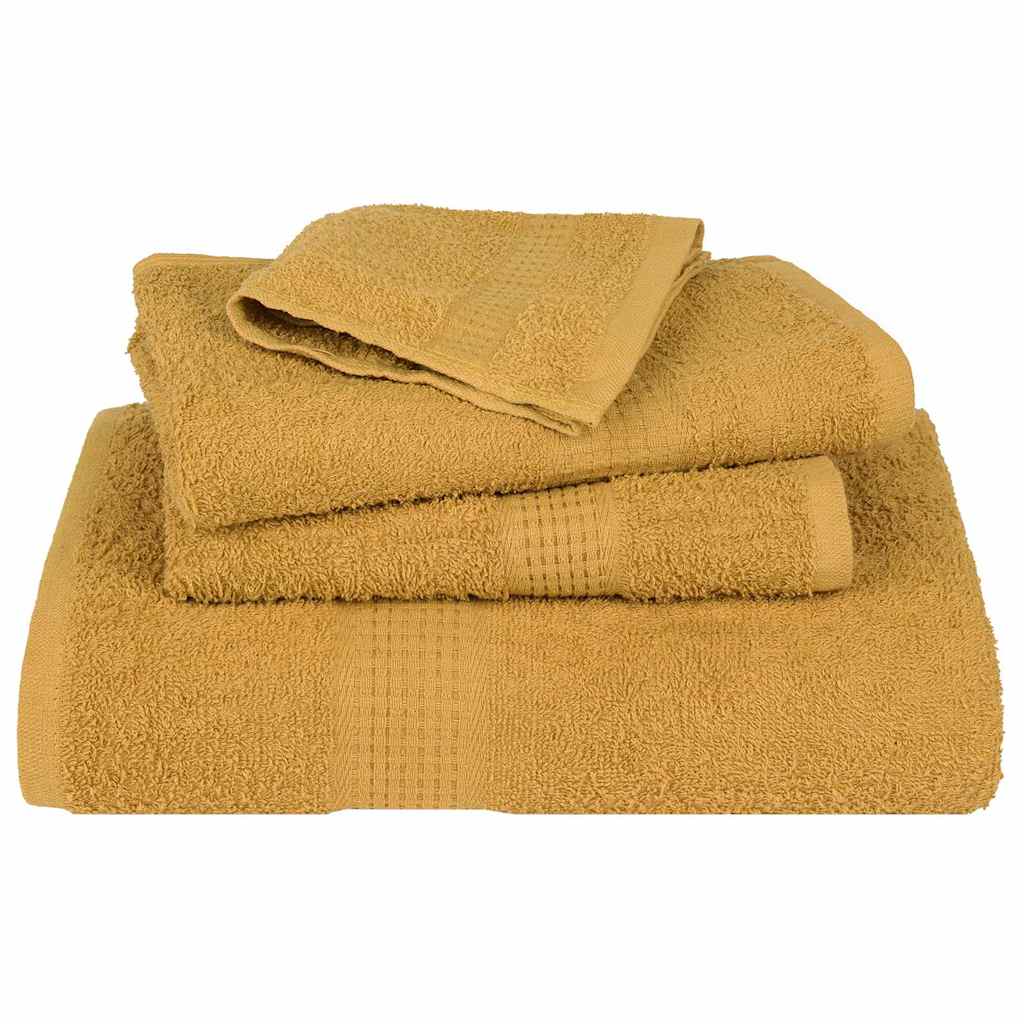 12-delige Handdoekenset FROGN 360 g/m² goud is nu te koop bij PeponiXL, paradijselijk wonen!