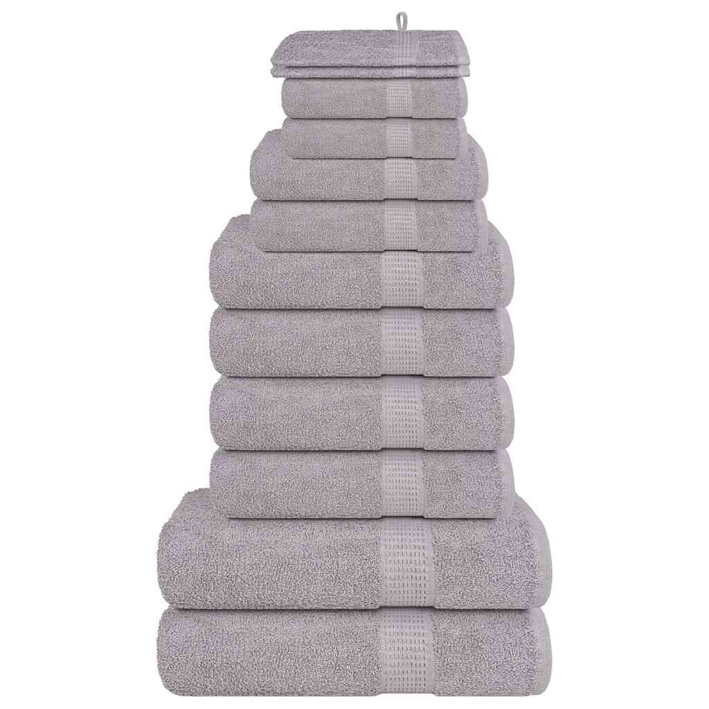 12-delige Handdoekenset FROGN 360 g/m² grijs is nu te koop bij PeponiXL, paradijselijk wonen!