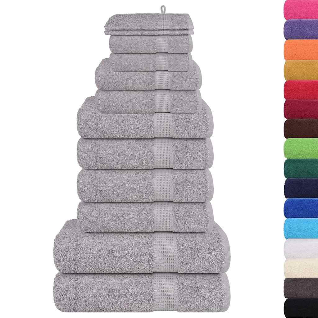 12-delige Handdoekenset FROGN 360 g/m² grijs is nu te koop bij PeponiXL, paradijselijk wonen!
