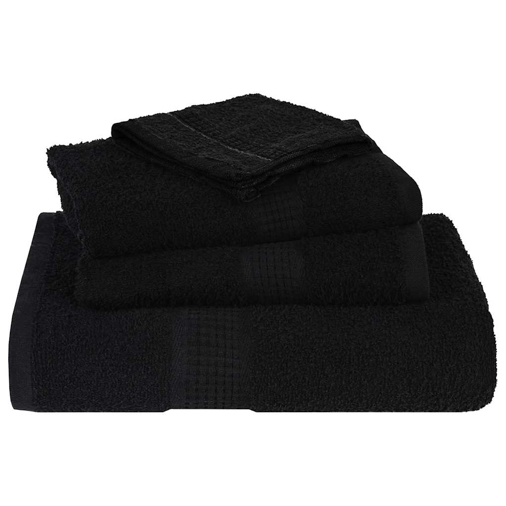 12-delige Handdoekenset FROGN 360 g/m² zwart is nu te koop bij PeponiXL, paradijselijk wonen!