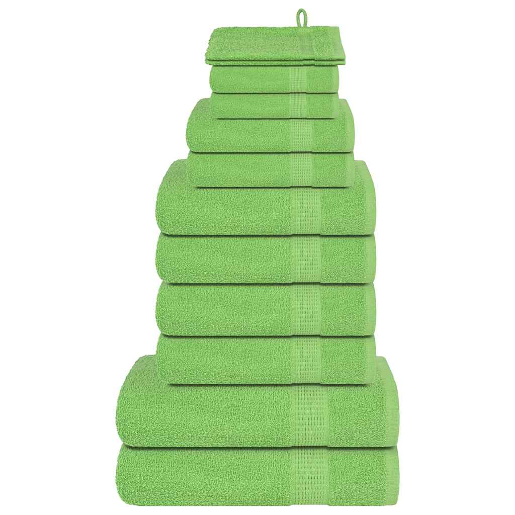 12-delige Handdoekenset FROGN 360 g/m² appelgroen is nu te koop bij PeponiXL, paradijselijk wonen!