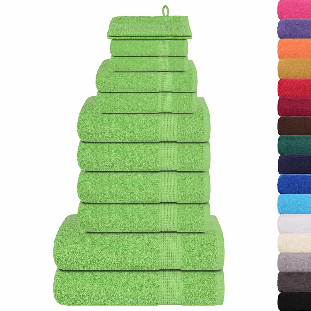 12-delige Handdoekenset FROGN 360 g/m² appelgroen is nu te koop bij PeponiXL, paradijselijk wonen!