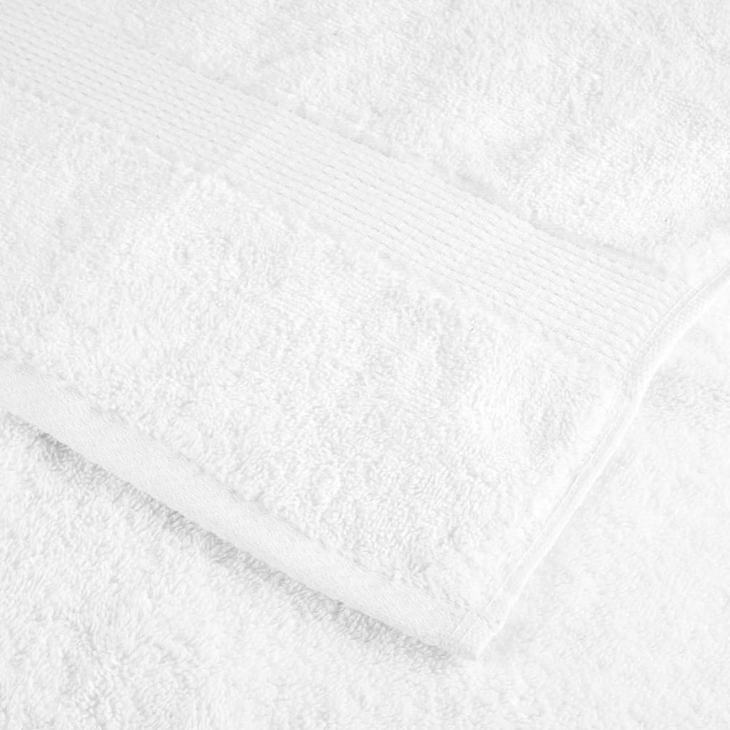 Badhanddoeken SOLUND 10 st 600 g/m² 100x150 cm wit is nu te koop bij PeponiXL, paradijselijk wonen!