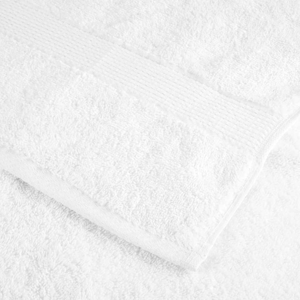Badhanddoeken SOLUND 25 st 600 g/m² 100x150 cm wit is nu te koop bij PeponiXL, paradijselijk wonen!