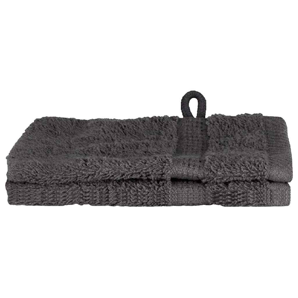 Gastendoek SOLUND 2 pcs Antraciet 15 x 21 cm 550 gsm is nu te koop bij PeponiXL, paradijselijk wonen!