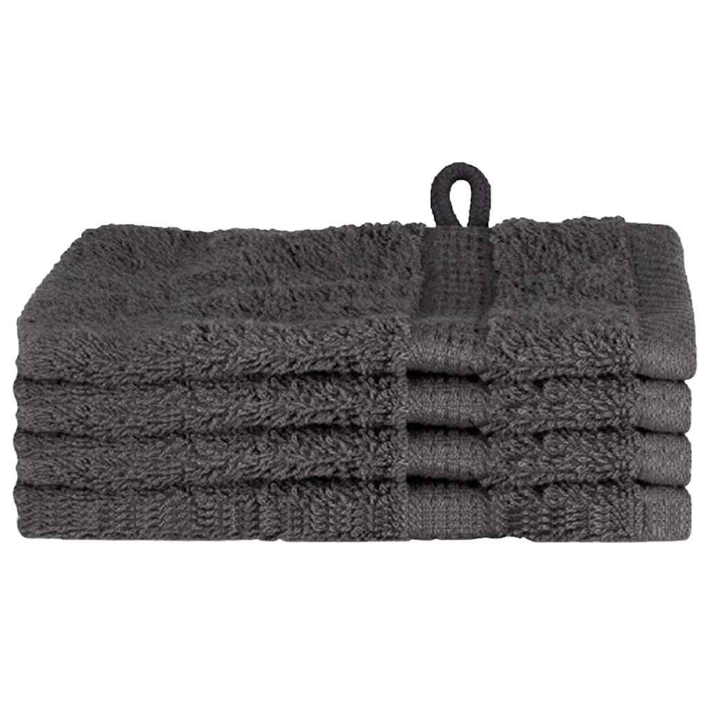 Gastendoek SOLUND 4 pcs Antraciet 15 x 21 cm 550 gsm is nu te koop bij PeponiXL, paradijselijk wonen!