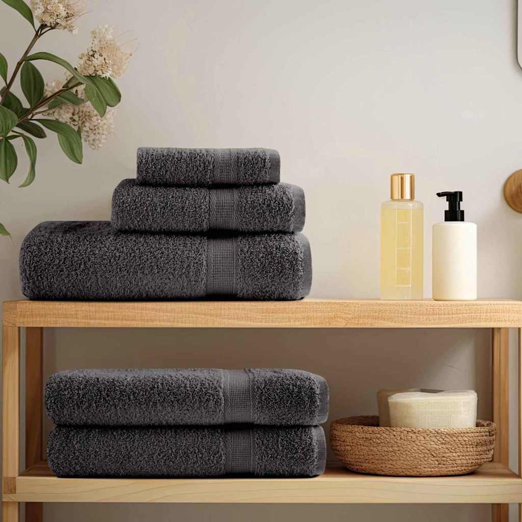 Gastendoek SOLUND 10 pcs Antraciet 15 x 21 cm 550 gsm is nu te koop bij PeponiXL, paradijselijk wonen!