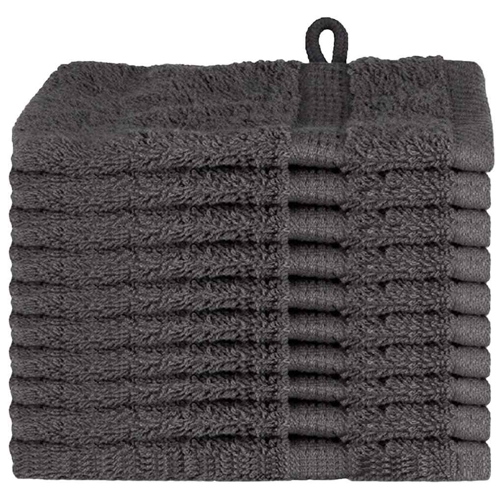 Gastendoek SOLUND 10 pcs Antraciet 15 x 21 cm 550 gsm is nu te koop bij PeponiXL, paradijselijk wonen!