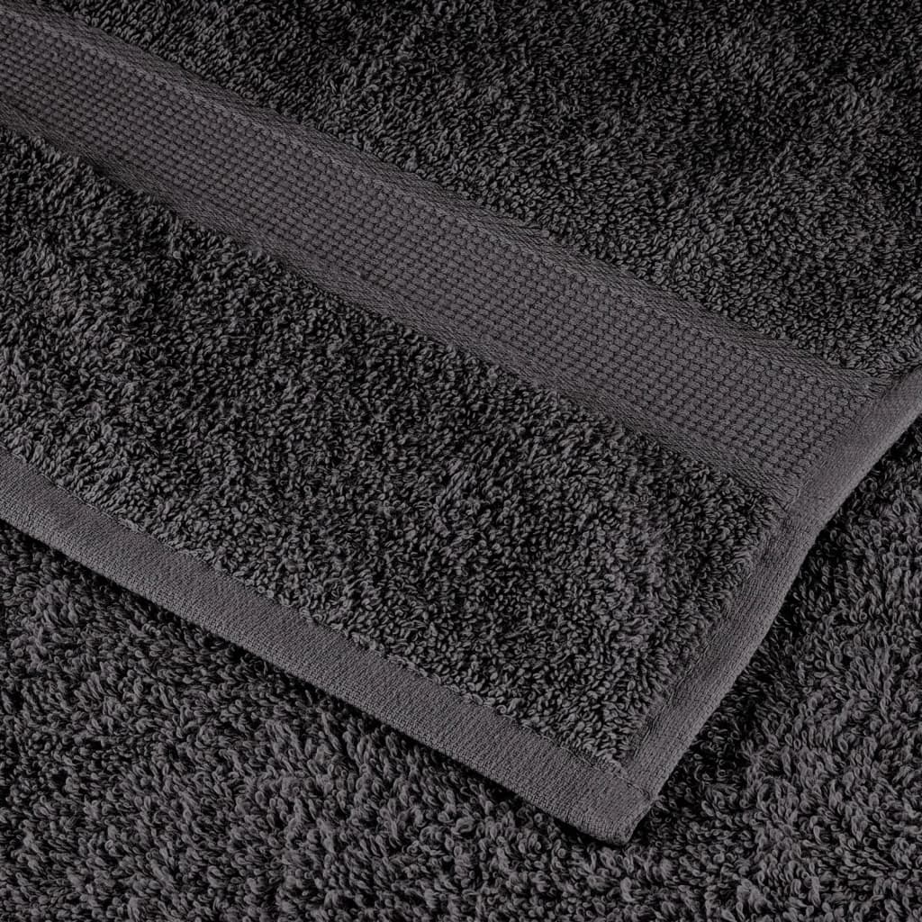 Badhanddoeken SOLUND 25 st 600 g/m² 100x150 cm antraciet is nu te koop bij PeponiXL, paradijselijk wonen!