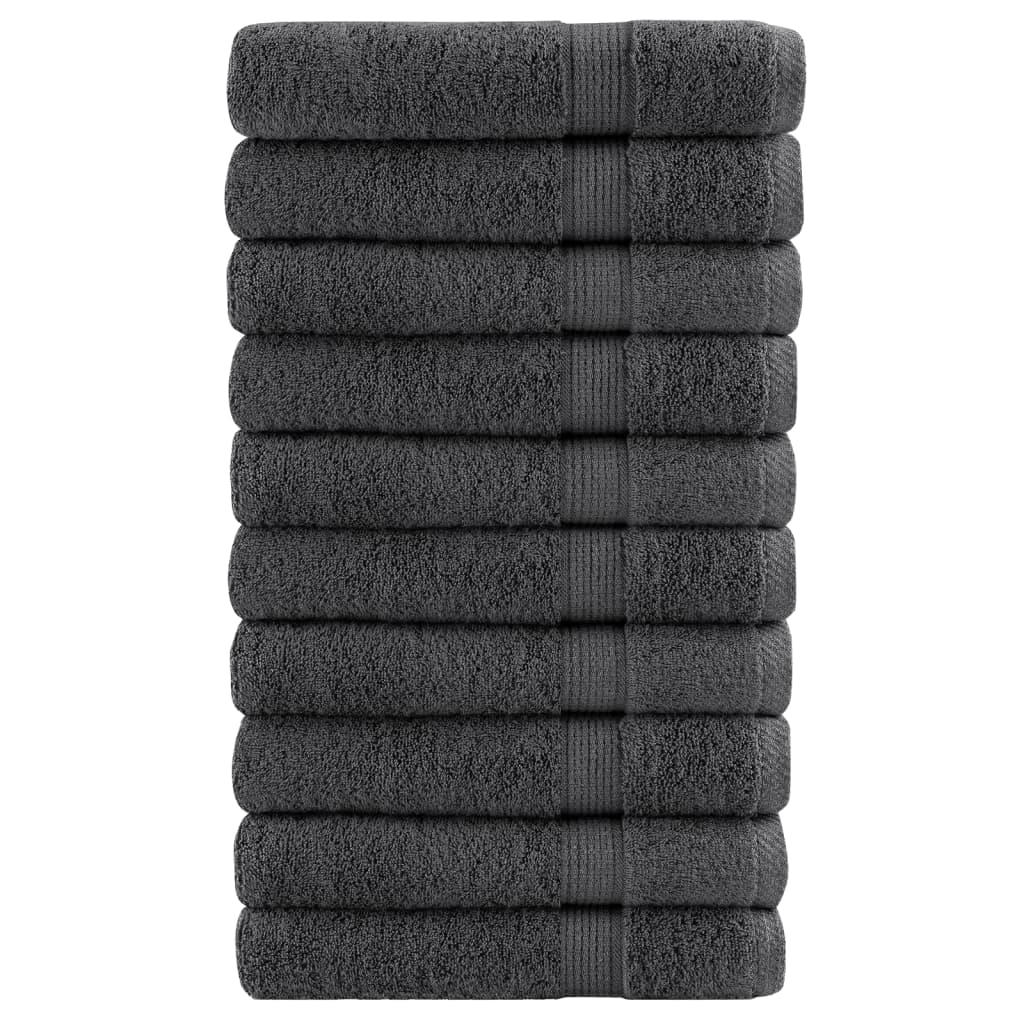Saunadoeken SOLUND 10 st 600 g/m² 80x200 cm antracietkleur is nu te koop bij PeponiXL, paradijselijk wonen!