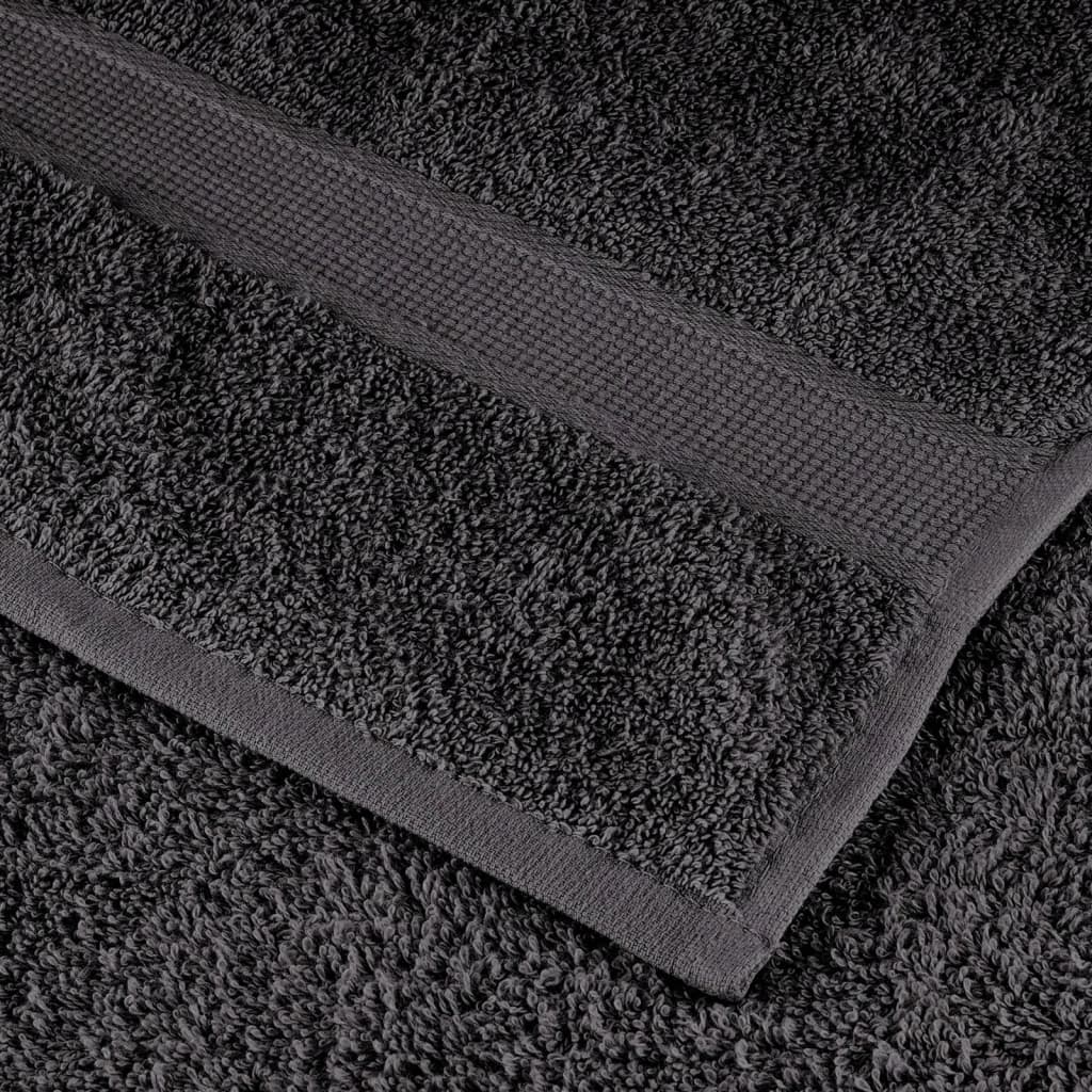 Handdoeken SOLUND 25 st 600 g/m² 30x50 cm antracietkleur is nu te koop bij PeponiXL, paradijselijk wonen!